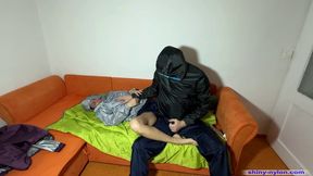 Horny couple in different shiny nylon jackets and pants (part 4) - 175