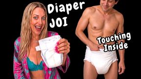 DIAPER JOI - TOUCHING INSIDE - 11 minute AUDIO ONLY Dry Diaper Training