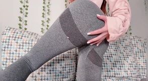 Morning Yoga Session with Intense Release in Leggings