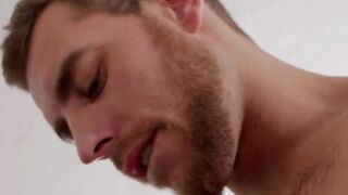 Raw Huge Load Between Muscular Guys Johnnie Hills & Carter Wood's Ass