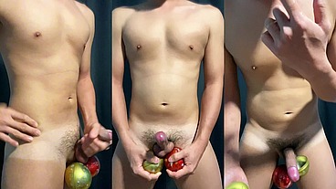 Decorating My Christmas Cock