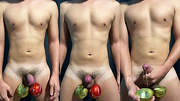 Decorating My Christmas Cock