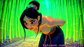 Futanari Mulan - Masturbating, Cumshots, Self-sucking, more!