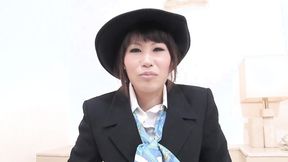 ”Adorable Asian Babe In Outfit Gets Fondled & Fingered”