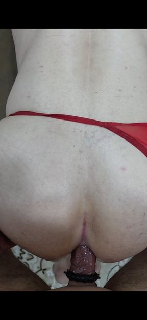 He me hard. He made his insatiable gay partner moan again.