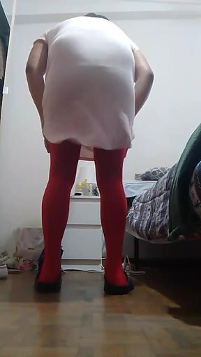 Shaking my bum in a nightshirt