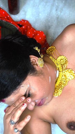 Desi malkin hardcore sex with her servent at dinning when she was alone at home full movie ( hindi audio )   Clip 3