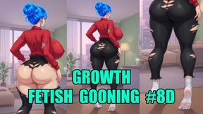 Growth Fetish Gooning #8D: Surrender Your Mind to Endless Expansion (Animated, Music, Text)