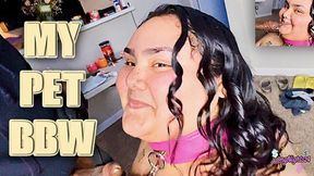 My Pet BBW | Collared Sloppy Deep Throat!