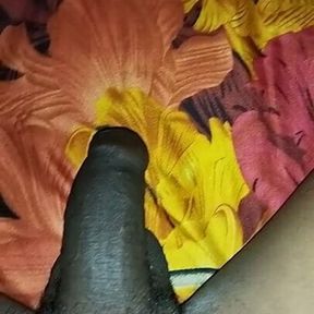 Pumping my penis very hard,pure blackest penis in the world.