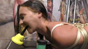 The new Mina Moreno "Ring the Bells" Challenge live from BoundCon 2025 - Game 7 - Full Clip mp4 SD