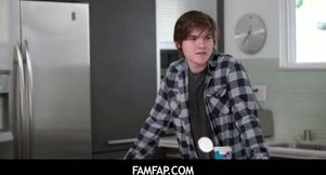 Stepmom Penny Barber Surprises Stepson Tyler Cruise in a Wild Kitchen Encounter!
