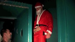 twink suck big dick in glory holes of santa claus