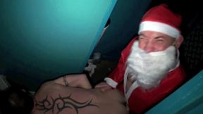 twink suck big dick in glory holes of santa claus