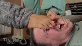 Dominating your face with our feet is a lot of fun (Full HD 1080p MP4)