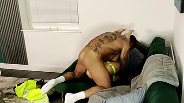 Plumber gets Seduced by Blonde Teen Uni Student