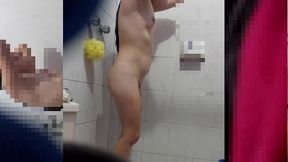 espio a mi vecina en el bano, casero, real, espiada