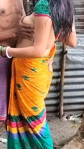 Captivating moment from "Desi indian Village outdoor chudai"