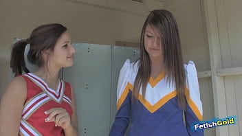 Lesbian cheerleaders pussy licking each other after classes