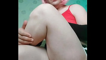 Gorgeous Crossdresser Making Eye Contact While Moving Slowly