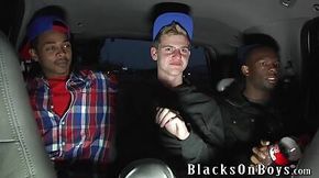 Sam Tyson Handles Two Black Cocks