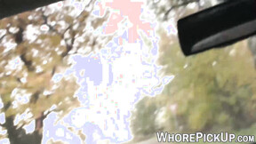 Ginger hooker sucks huge dick before being pounded on camera
