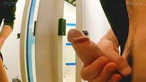 Women caught me mastrubate at fitting room and cannot resist t to touch