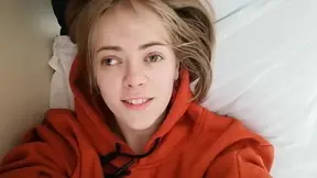 Hairy Russian chick rubs one out on a train while old ladies flash their