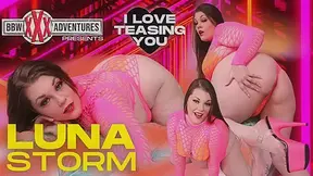 BBW XXX - Luna Storm Sensual Tease Wearing Her Lingerie