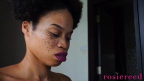 Perfect Lipstick Ignore- Goddess Rosie Reed Ignores You While Putting on Lipstick to Make You Weak- Lipstick Fetish Ignore-stand