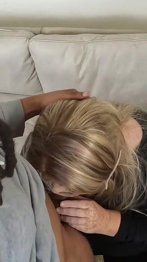 Cuck Gets Fucked by Wife's BBC Bull Lover CD Sissy Fiona Fortune
