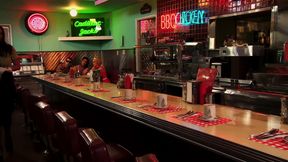 Gemma Massey, Isis Love, and Krissy Lynn Blow the Cook in a Full-on Diner Orgy