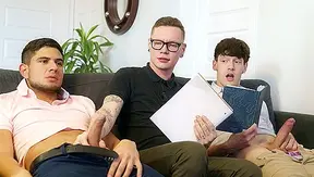 Edward Terrant Heat Up With Alex Montenegro in Steamy Threesome – GayPornHeat 18+