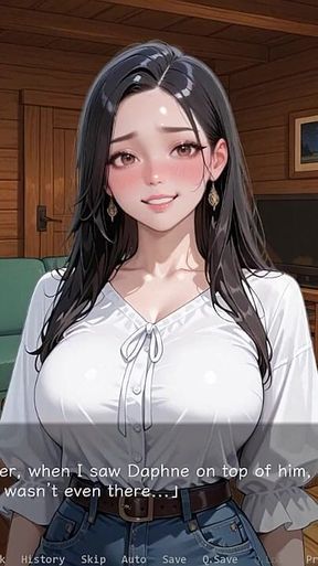 Hot Girl Fucked by Big White Cock- Ntr'd by My Friend #9- Ai Porn Game