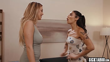 Big tits lesbian fucks wet big ass babe and hot lesbians enjoyed muffdiving