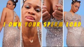 I Own Your Sperm Load- Ebony Femdom Goddess Rosie Reed Goddess Worship Jerk Off Instruction Gooner Orgasm Control- standard definition