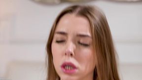 mary popiense gets a mouthful of cum