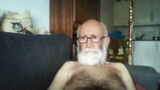 Granddad Demonstrate On Web Cam