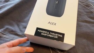 Cumming using an automated masturbator (Svakom Alex NEO) on my big cock