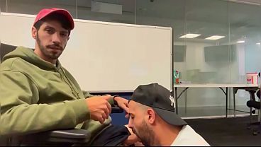 Middle Eastern Big Dick Blowjob and piss humiliation