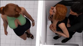 Quick sex in the bathroom while stepmom is eating her dinner. Become a Rockstar, Selina part 3