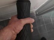 Big dick destroying silicone pussy