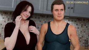 godson (part 09) by cheesecake studio - horny slut wife stepmom teasing him - 3d porn game