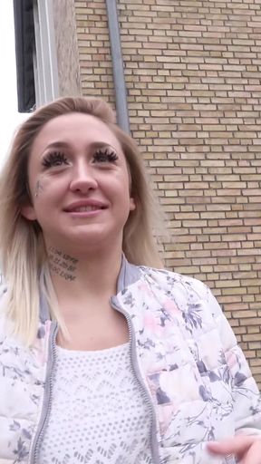 German Scout - Blonde Girl Gina Talk to First Time Porn Casting Fuck on Street