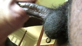 Huge Black Cock uses Neal Blosmen Face