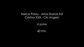4some - merce palau alice dubois fr x cris angelo cristian merce - plan a 4 by cris angelo - french france spain - fr / esp - part 2/2