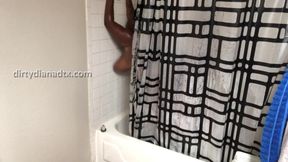 Shower time with sexy thick dirty Diana