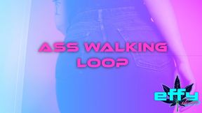 Mesmerizing Ass Walk Loop in Extremely Tight Black Jeans