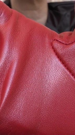 Red Leather Gloves-the Scent of Leather Makes You Weak, Lady Victoria Valente
