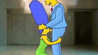 Marge Simpson lusty cheating wife